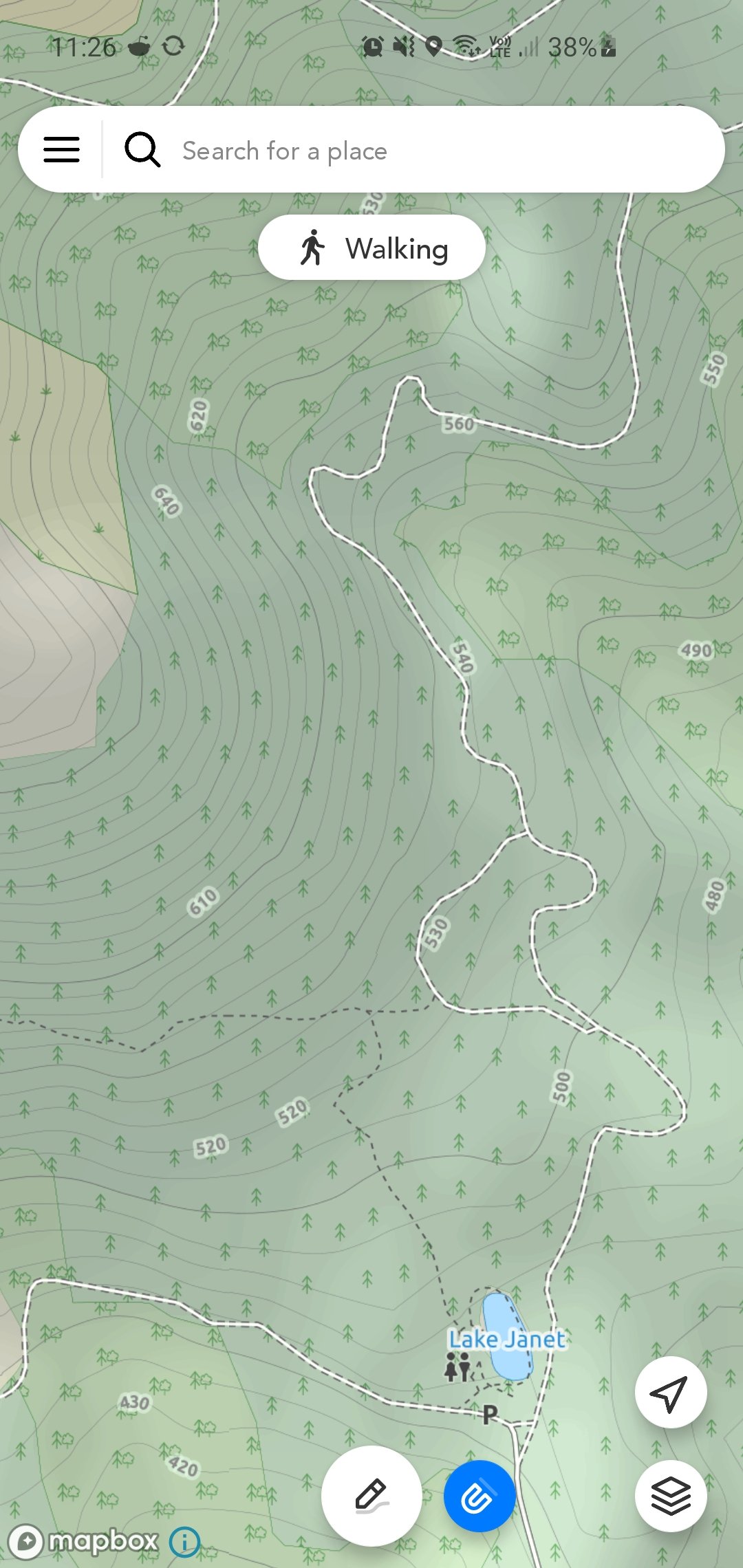 The same map in Footpath's Mapbox map