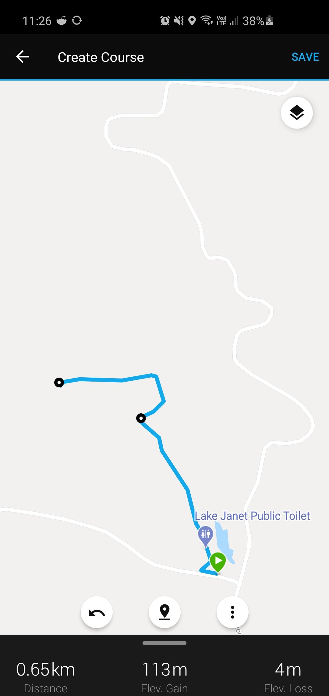 Trails don't display in Garmin Connect courses