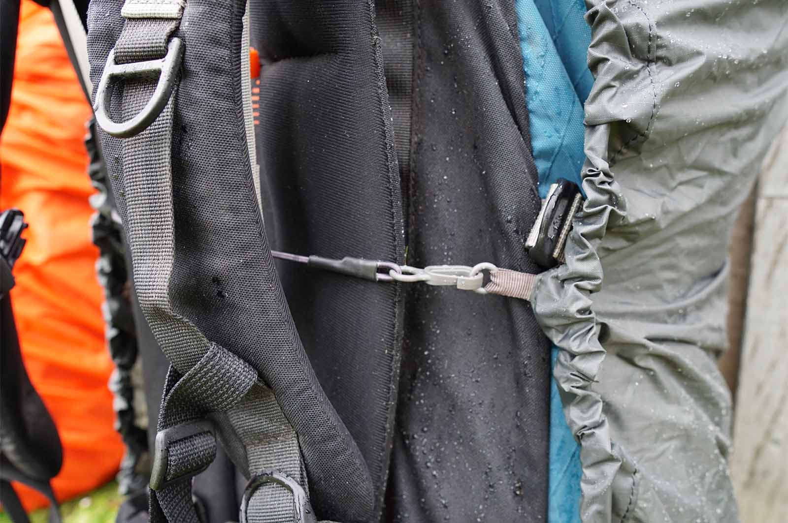 Macpac 50L rain cover strap